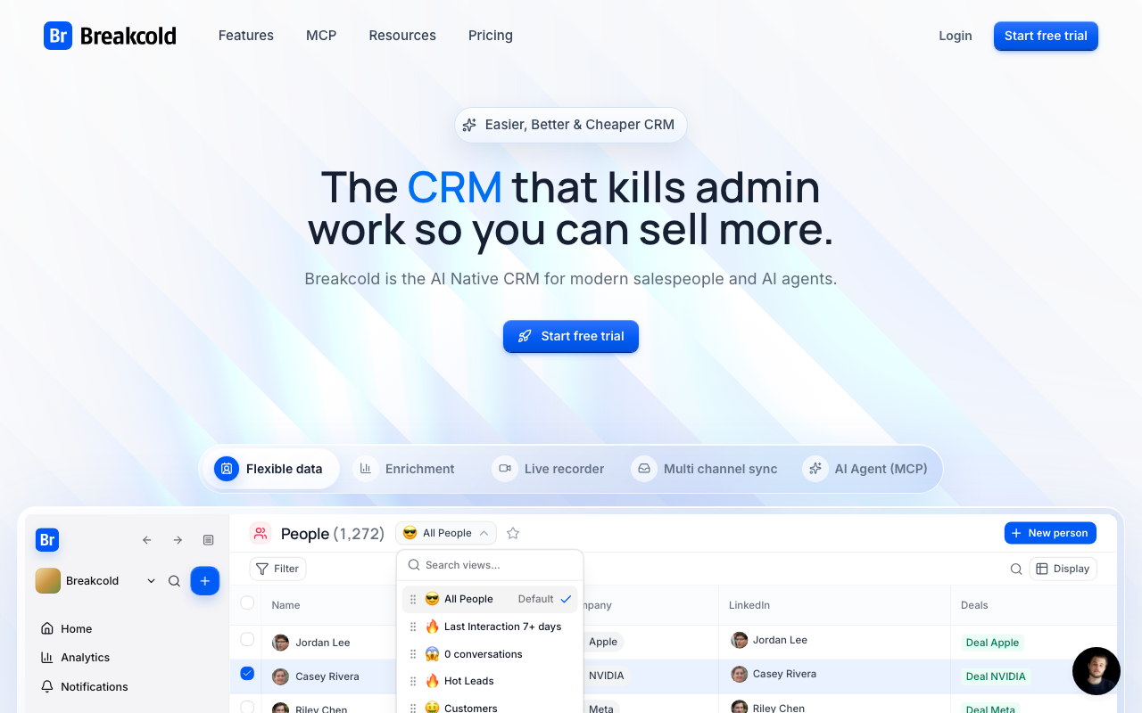 Breakcold product screenshot