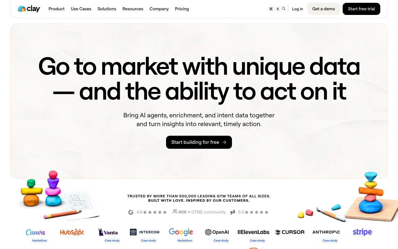 Clay product screenshot