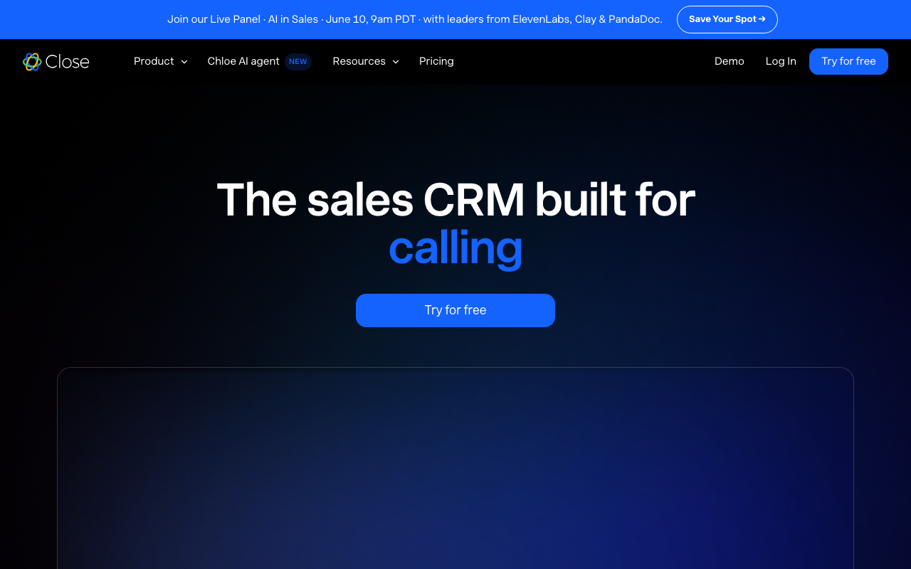 Close product screenshot