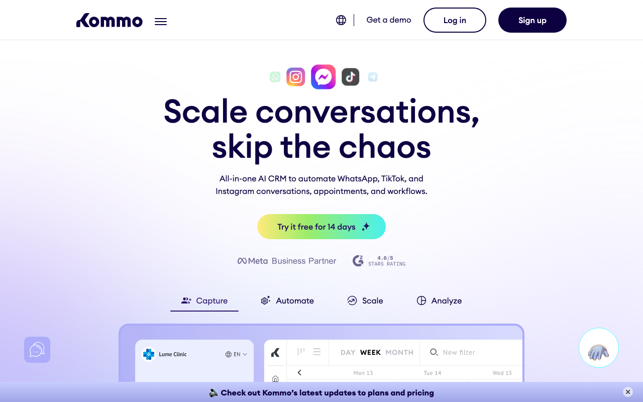 Kommo product screenshot