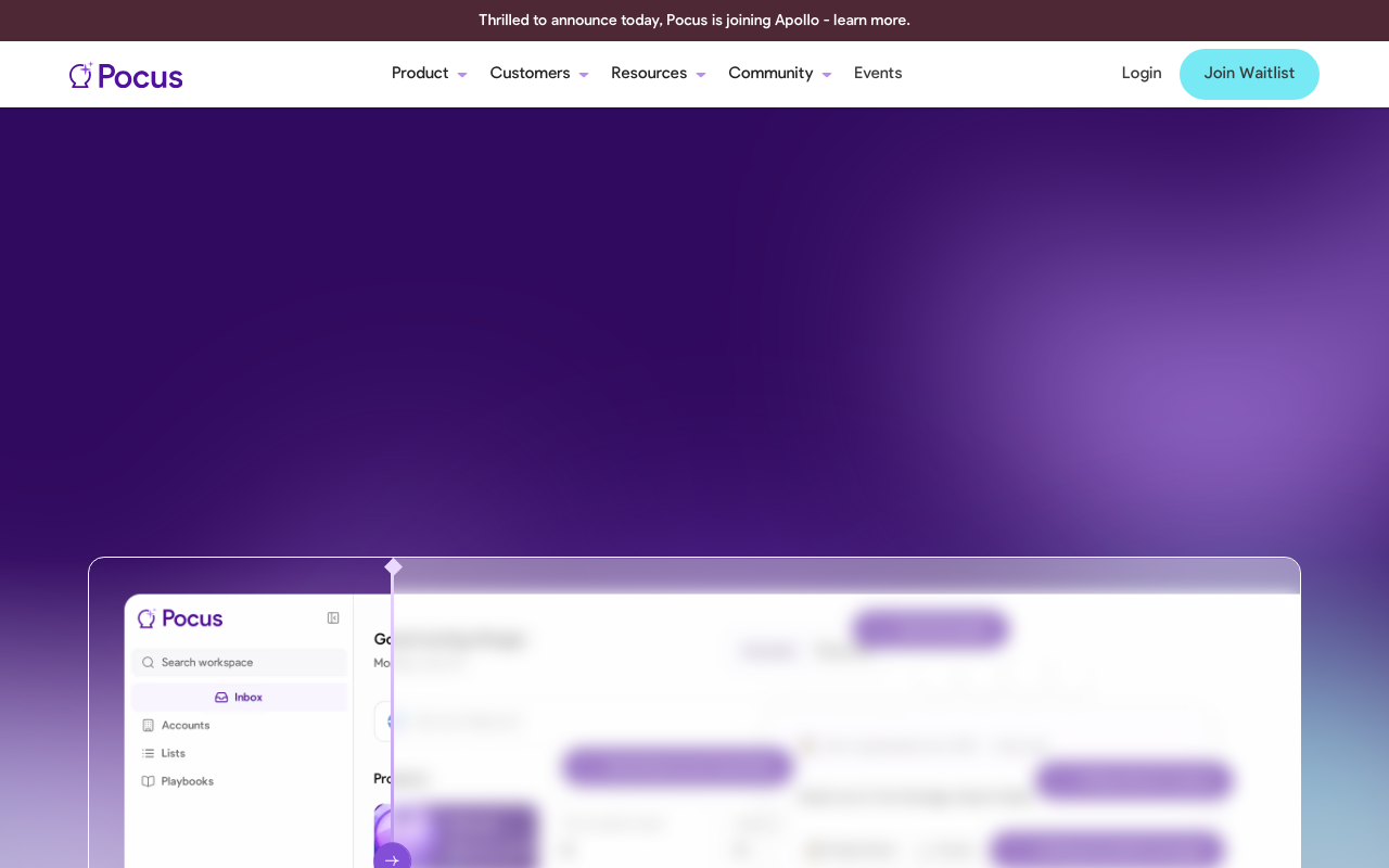 Pocus product screenshot