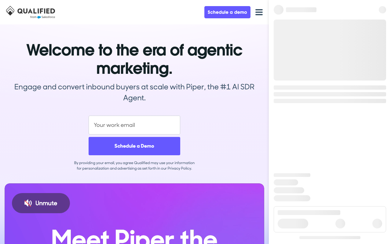 Qualified product screenshot