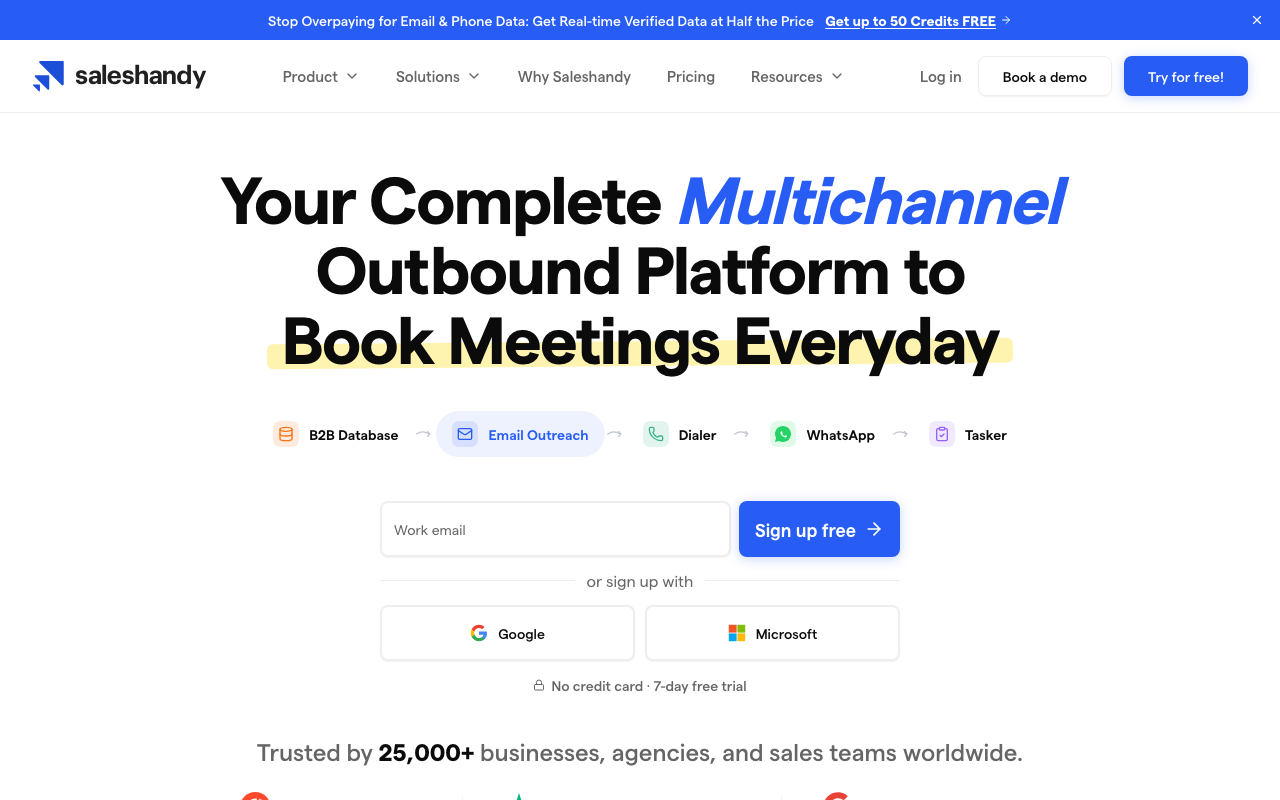 Saleshandy product screenshot