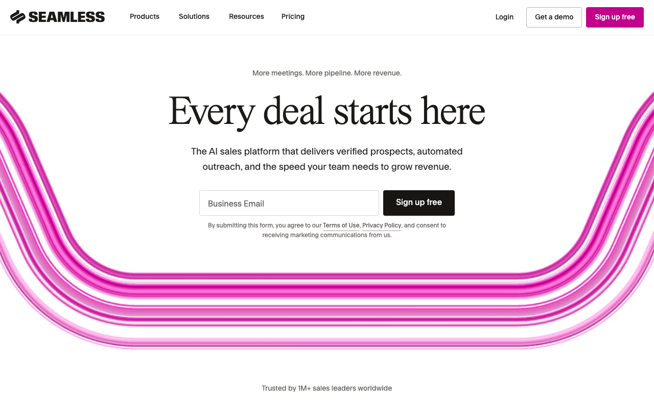 Seamless.AI product screenshot