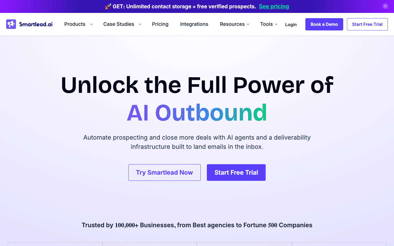Smartlead product screenshot