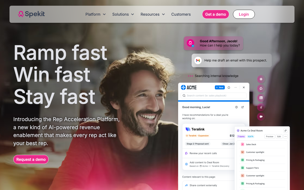 Spekit product screenshot