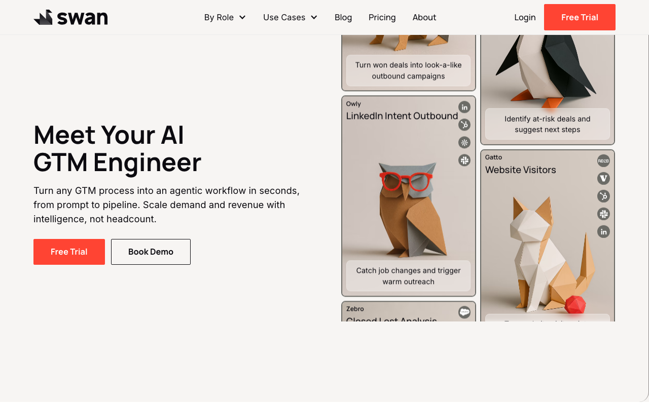 Swan product screenshot